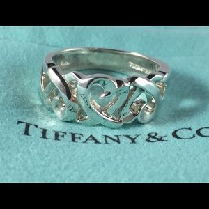EUC Tiffany & Co Paloma Picasso Loving Hearts Ring